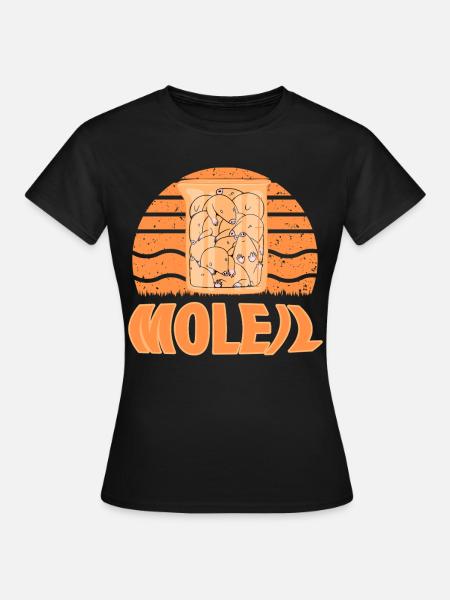 Maulwurf - Frauen T-Shirt - Schwarz