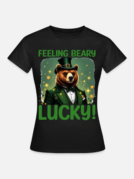 Bäriges Glück - Frauen T-Shirt - Schwarz