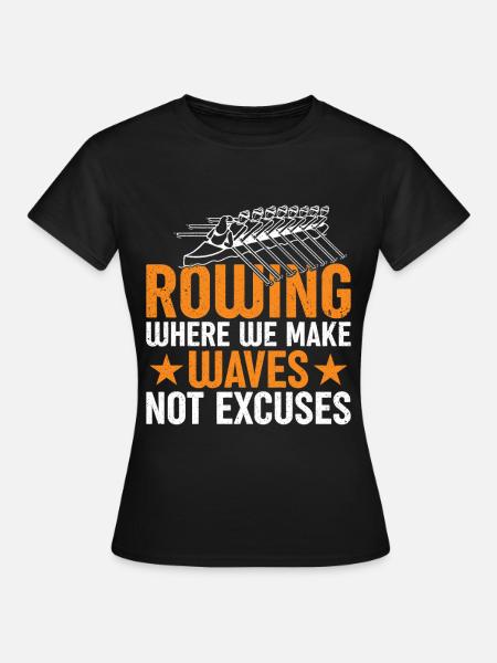 Rowing Team for Coxswain Lover Coastal Rowing - Women's T-Shirt - black