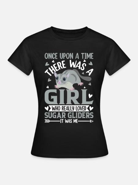Kurzkopfgleitbeutler - Frauen T-Shirt - Schwarz