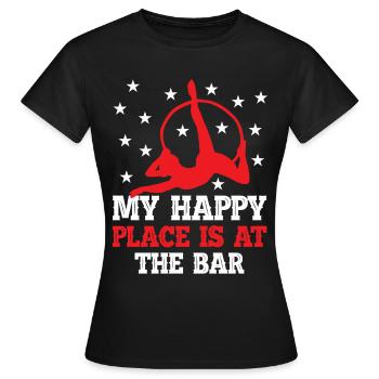 Circus Trapez Für Trapezkünstlerkostüm - Frauen T-Shirt - Schwarz - Vorne - AI Model Female 172 dark (172cm)