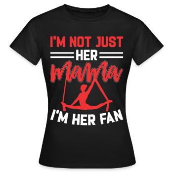 Circus Trapez Für Trapezkünstlerkostüm - Frauen T-Shirt - Schwarz - Vorne - AI Model Female 172 dark (172cm)