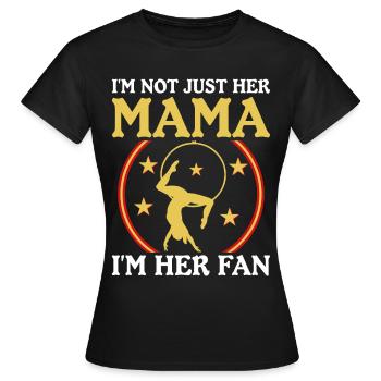 Circus Trapez Für Trapezkünstlerkostüm - Frauen T-Shirt - Schwarz - Vorne - AI Model Female 172 dark (172cm)