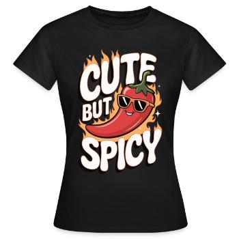 Sweet but spicy - Women's T-Shirt - black - Front - AI Model Female 172 dark (172cm)