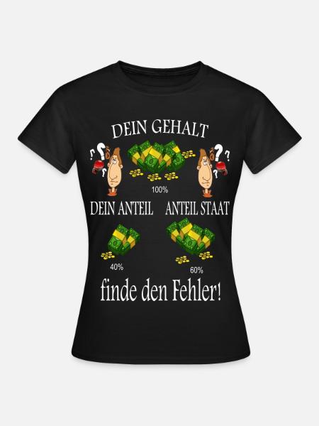Finde den Fehler ! - Frauen T-Shirt - Schwarz