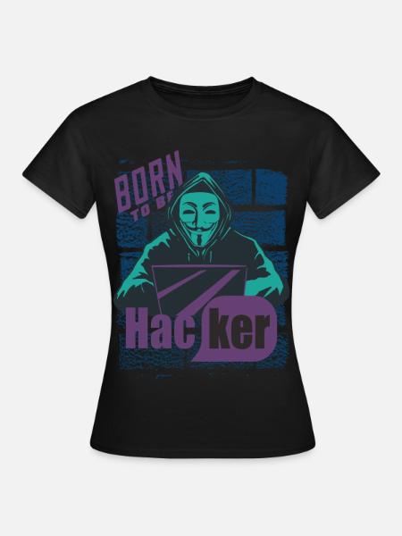 Hacker - Frauen T-Shirt - Schwarz