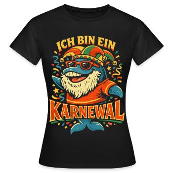 Carnaval de Cologne Cadeau du Carnaval - T-shirt Femme - noir - Devant - AI Model Female 172 dark (172cm)