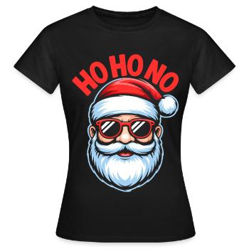 Ho Ho No Design - Women's T-Shirt - black - Front - AI Model Female 172 dark (172cm)