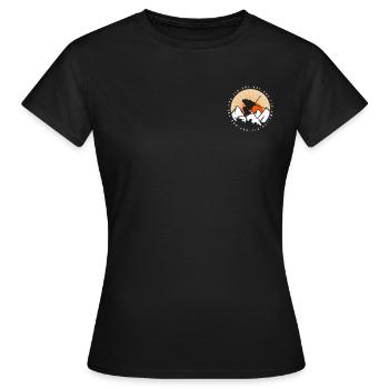 Freeride Ski Freestyle Logo du skieur Abréviation du pays - T-shirt Femme - noir - Devant - AI Model Female 172 dark (172cm)
