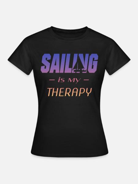 sailing - Frauen T-Shirt - Schwarz