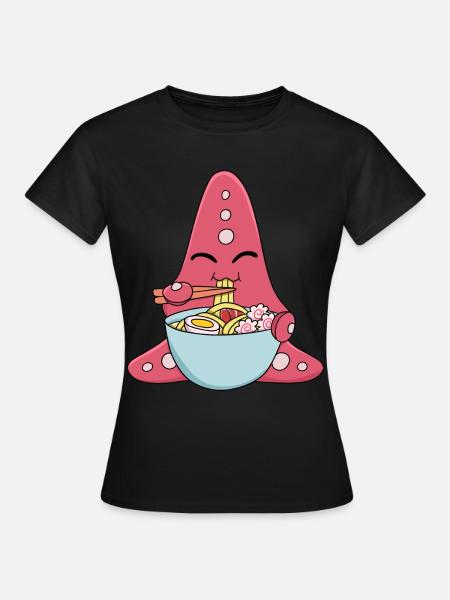 Seestern - Frauen T-Shirt - Schwarz