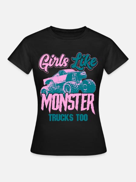 Monstertruck - Frauen T-Shirt - Schwarz