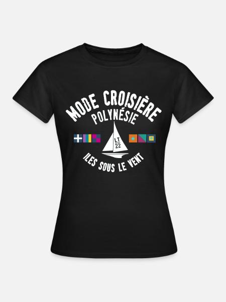 Reisemodus Polynesien - Frauen T-Shirt - Schwarz