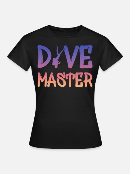 Dive Master - Frauen T-Shirt - Schwarz