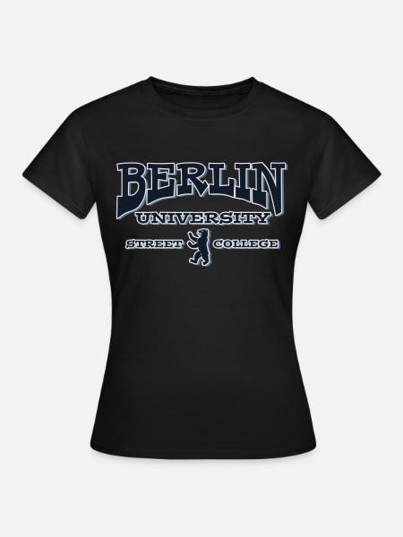 BERLIN UNIVERSITY STREET COLLEGE - Women's T-Shirt - black