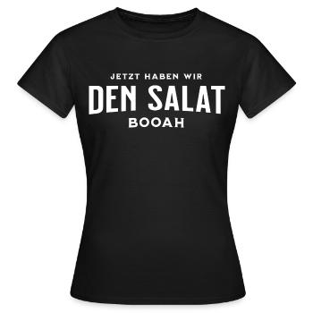 Maintenant, nous avons la salade - T-shirt Femme - noir - Devant - AI Model Female 172 dark (172cm)