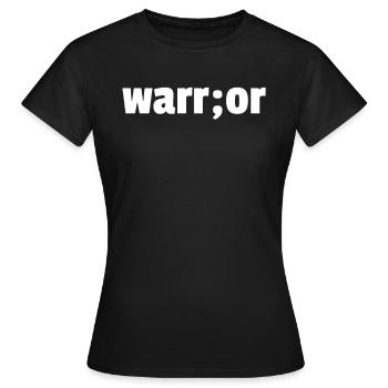 guerrier - T-shirt Femme - noir - Devant - AI Model Female 172 dark (172cm)