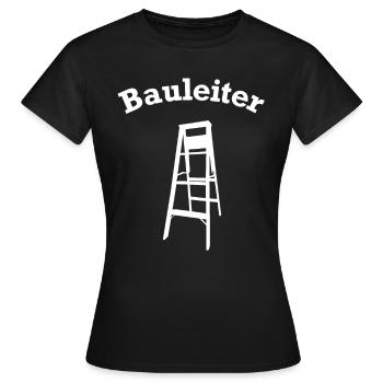 lustiges Bauleiter Baustellen Zubehör - Frauen T-Shirt - Schwarz - Vorne - AI Model Female 172 dark (172cm)