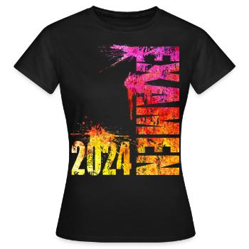 Examen 2024 - Frauen T-Shirt - Schwarz - Vorne - AI Model Female 172 dark (172cm)