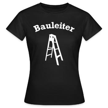 Bauleiter Baustellenleiter - Frauen T-Shirt - Schwarz - Vorne - AI Model Female 172 dark (172cm)