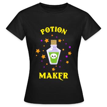 POTION MAKER avec astérisque *Halloween Edition* - T-shirt Femme - noir - Devant - AI Model Female 172 dark (172cm)