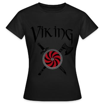 Vikings Viking - T-shirt Femme - noir - Devant - AI Model Female 172 dark (172cm)