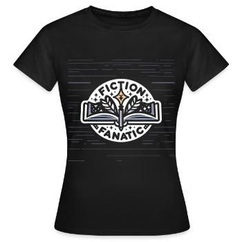 Fanatique de fiction - T-shirt Femme - noir - Devant - AI Model Female 172 dark (172cm)