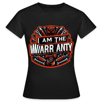 Je suis la garantie 44 - T-shirt Femme - noir - Devant - AI Model Female 172 dark (172cm)