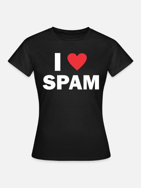 Spam Mail Email Birthday Gift - Women's T-Shirt - black