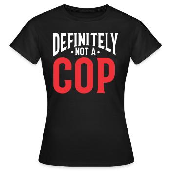 Flic flic flic infiltré cadeau anniversaire - T-shirt Femme - noir - Devant - AI Model Female 172 dark (172cm)