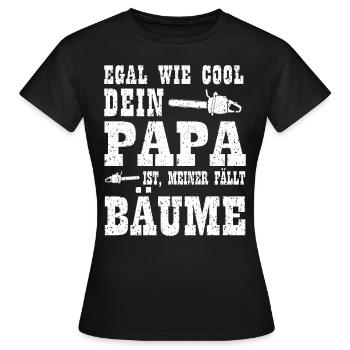 Kind Holzfäller Geburtstag Weihnachten Geschenk - Frauen T-Shirt - Schwarz - Vorne - AI Model Female 172 dark (172cm)