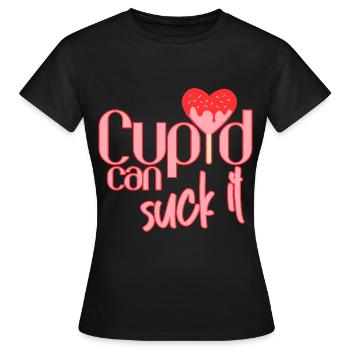 Cupidon peut le sucer 2 - T-shirt Femme - noir - Devant - AI Model Female 172 dark (172cm)