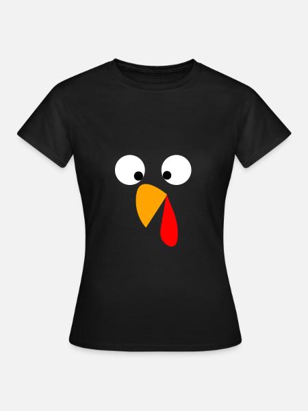 Truthahn - Frauen T-Shirt - Schwarz