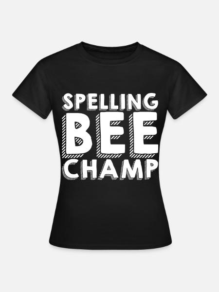 Spelling Bee Champ 3 - Frauen T-Shirt - Schwarz