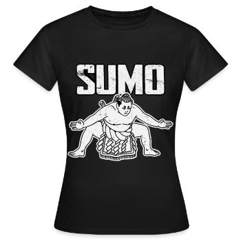 Sumo - Women's T-Shirt - black - Front - AI Model Female 172 dark (172cm)