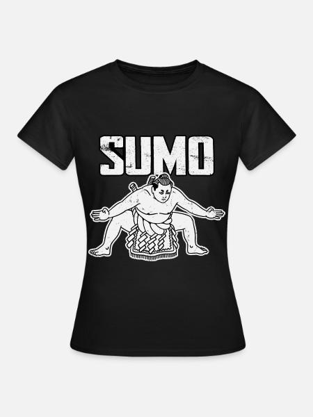 Sumo - Frauen T-Shirt - Schwarz