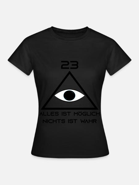 23 - Frauen T-Shirt - Schwarz