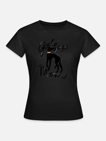 galgos maman - T-shirt Femme - noir