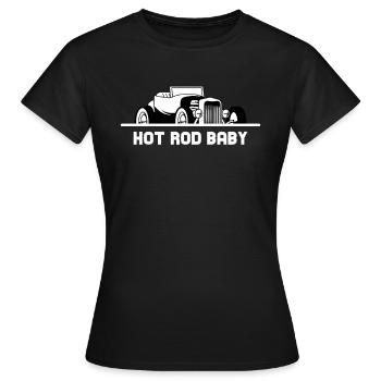 Hot Rod Bébé - T-shirt Femme - noir - Devant - AI Model Female 172 dark (172cm)