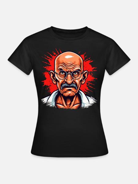 Anführer der friedlichen Revolution - Frauen T-Shirt - Schwarz