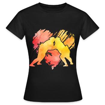 Sumo - Women's T-Shirt - black - Front - AI Model Female 172 dark (172cm)