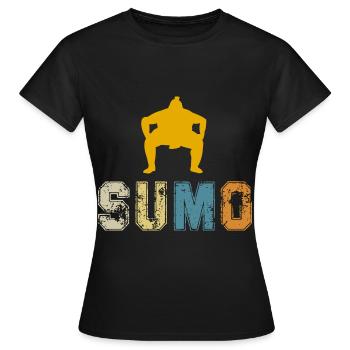Sumo - Women's T-Shirt - black - Front - AI Model Female 172 dark (172cm)