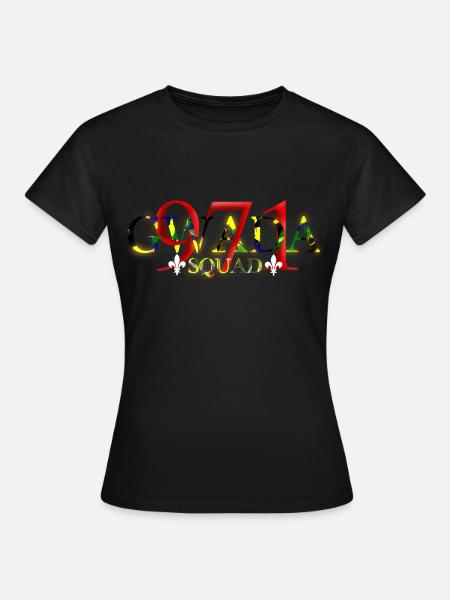 Gwada squad design - T-shirt Femme - noir