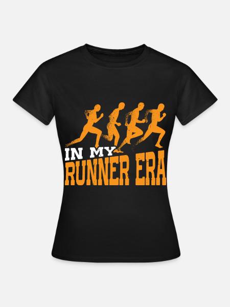 In My Runner Era 7 - Frauen T-Shirt - Schwarz