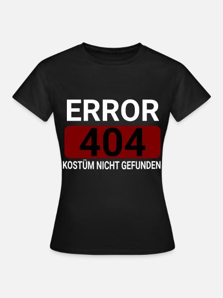 error 404 kostüm nicht gefunden - T-shirt dam - svart