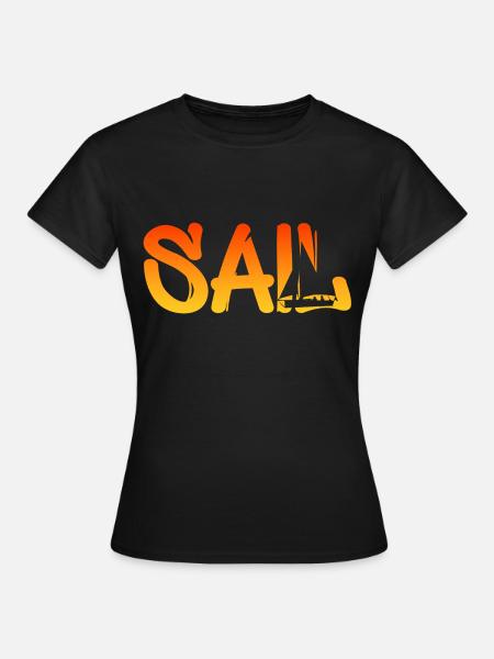 SAIL - Frauen T-Shirt - Schwarz