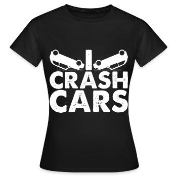 I Crash Cars 7 - Frauen T-Shirt - Schwarz - Vorne - AI Model Female 172 dark (172cm)