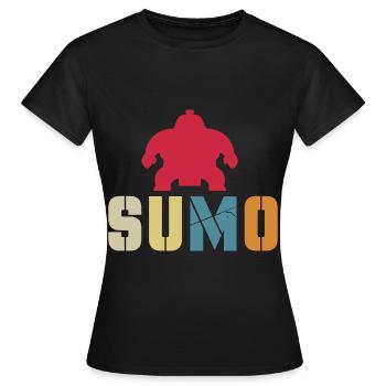 Sumo - Women's T-Shirt - black - Front - AI Model Female 172 dark (172cm)