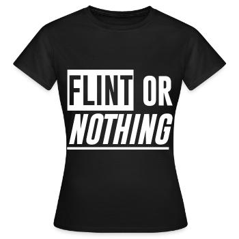 Silex ou rien 4 - T-shirt Femme - noir - Devant - AI Model Female 172 dark (172cm)
