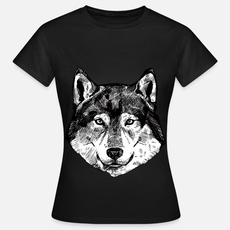 wolf - Women's T-Shirt - black
